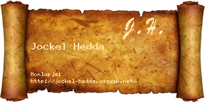 Jockel Hedda névjegykártya