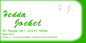 hedda jockel business card
